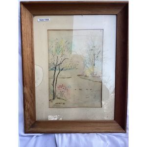 1323	Lynda Wilson Vintage Water Color Painting